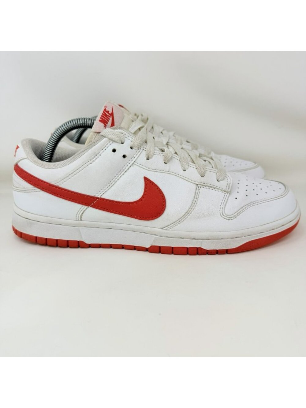 Nike Dunk Low Shoes White Picante Red Men’s Size 9